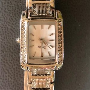 Womans bulova crystal watch